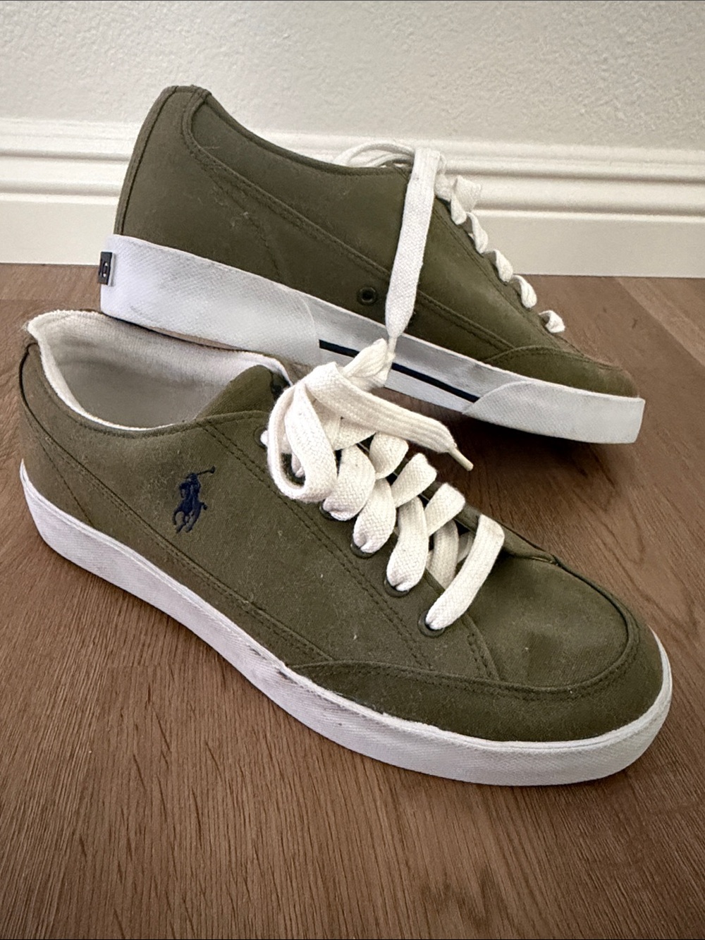 Ralph Laren Polo canvas boat shoes